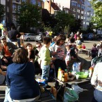 fête des voisins 2014 - inauguration des bancs